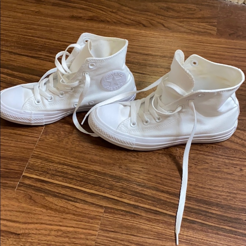 White high top converse